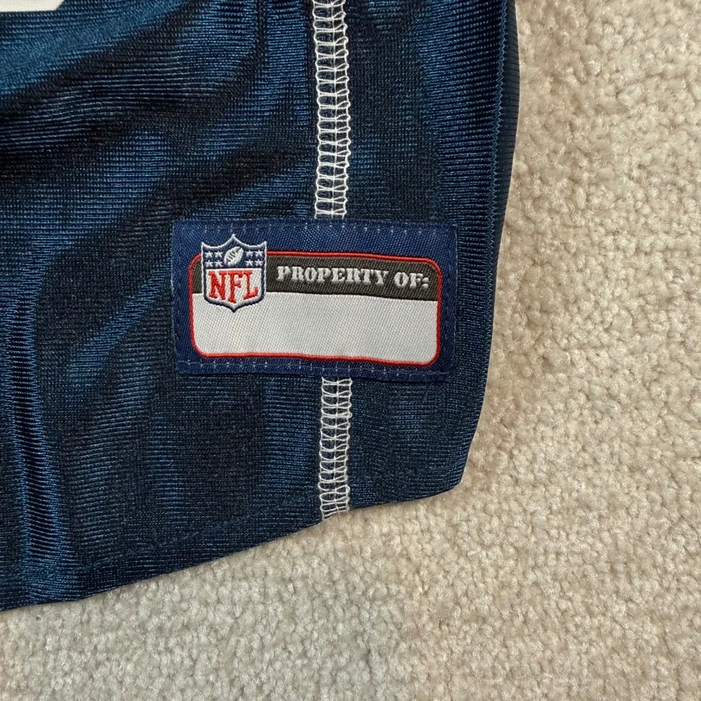 NEW Dallas Cowboys Pet Jersey Unisex Medium Navy Silver NFL Throwback